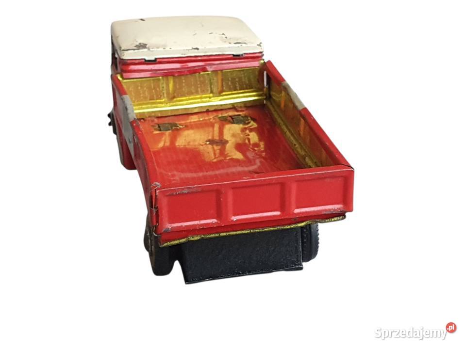 Stara zabawka blaszany model ciężarówki lata 60