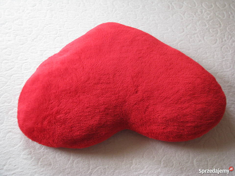 Poduszka serce na Walentynki pluszowa Krapkowice