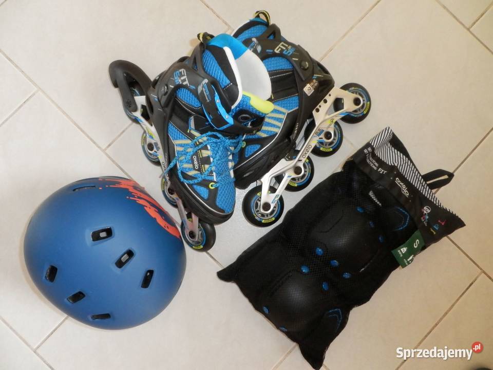 Rolki Oxelo fit5 z kaskiem i ochraniaczami Szczecin