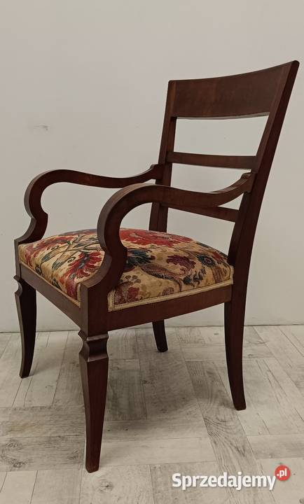 krzesło fotel design art deco do biurka gabinetu