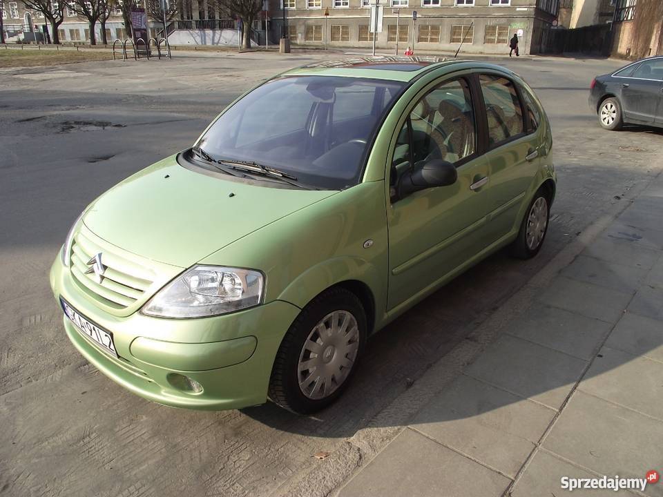 CITROEN C3 14 HDI Exclusive SOLAR welur 2005 pry elektryczne szyby Chmielno