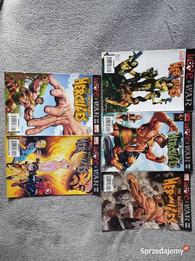 The Incredible Hulk Love War komplet 5 komiksów
