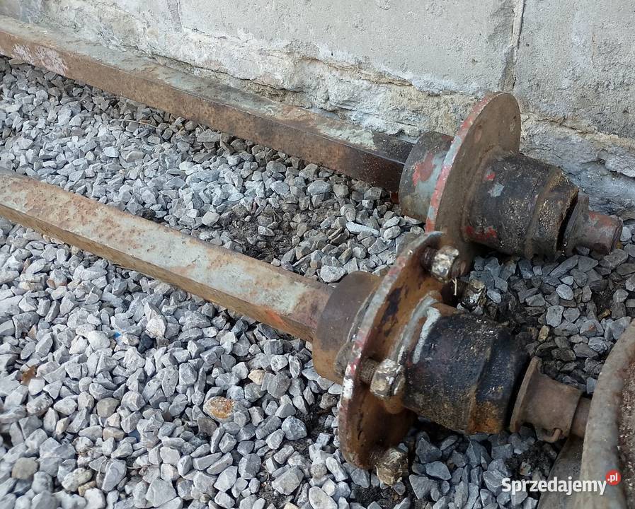 Oś wozu przyczepki 2 Końskie