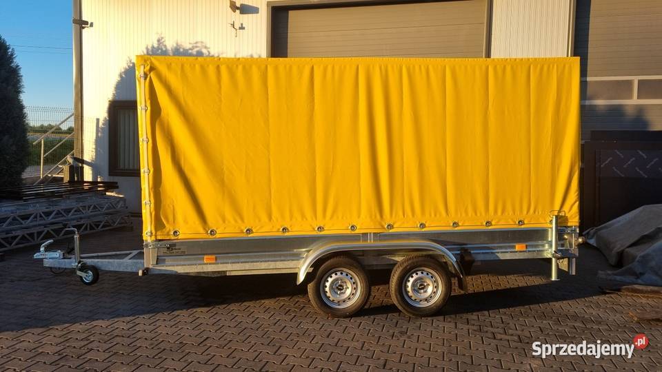 Przyczepka samochodowa 400x176 750 PRODUCENT burtowe