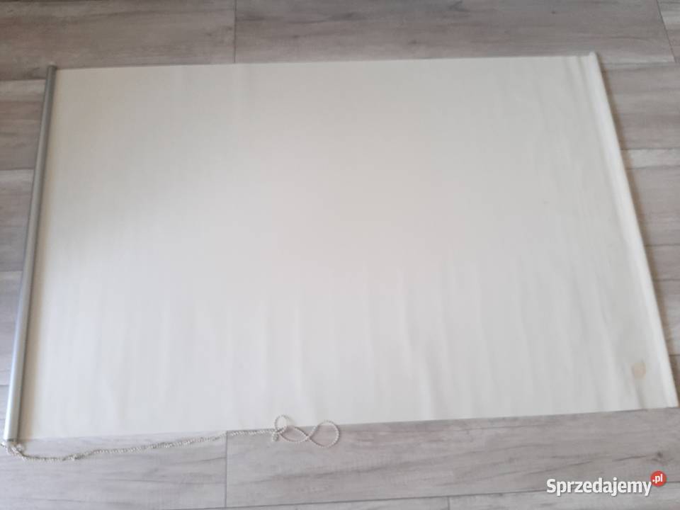 Roleta żaluzja okienna kremowa srebrna powłoka śląskie Chorzów