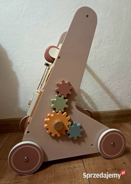 Drewniany pchacz edukacyjny 9m+ łódzkie