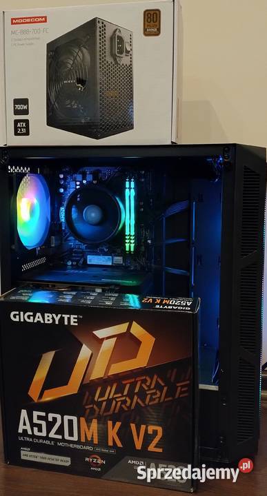 Komputer Gamingowy Windows 11 Ryzen 5 Liczba rdzeni procesora 6