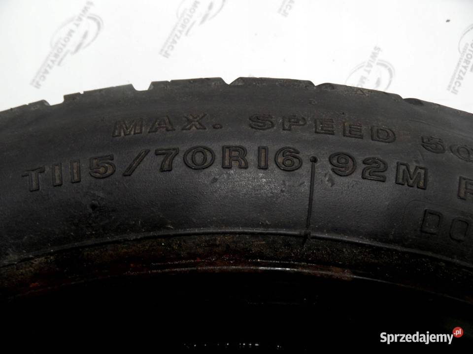 OPEL VECTRA C koło dojazdowe 1157016 92M 5x110