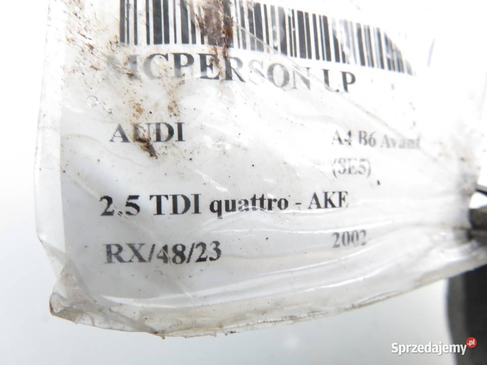 AMORTYZATOR LEWY PRZEDNI AUDI A4 B6 25 TDI osobowe