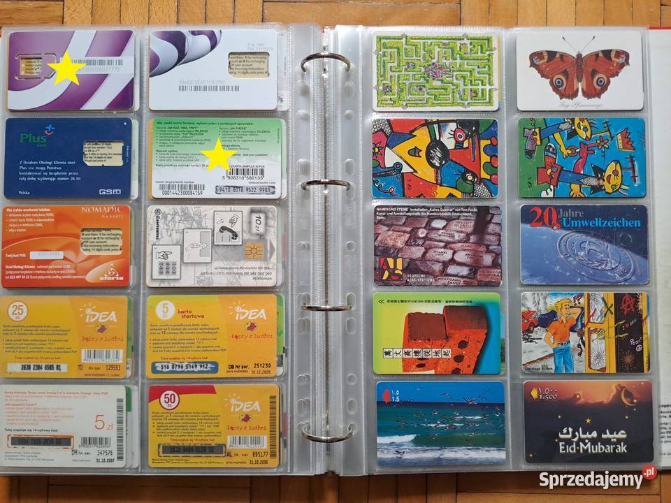 Karty telefoniczne ogłoszenie 2 na 2 mazowieckie Warszawa