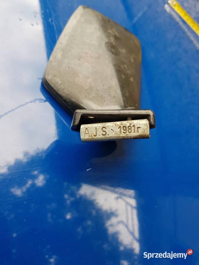 Sygnowane AJS 1981 Kolekcjonerskie lusterko Fiat Karoseria Gorzów Wielkopolski