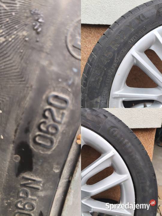 Kpl kół Skoda Octavia IIIII 17 opony letnie sprzedam