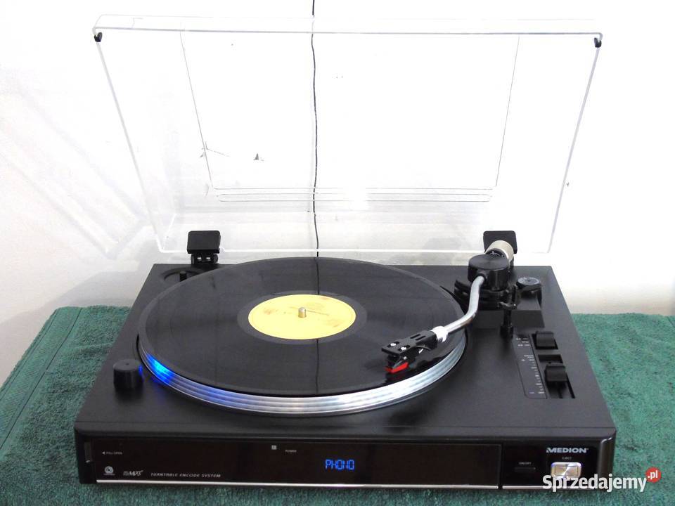 Gramofon USB rec AUX p wzm sprawny DOSTAWA Jasło