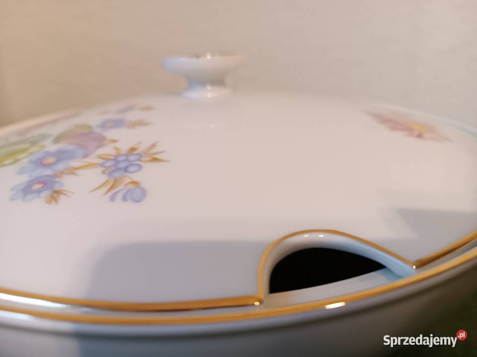 Waza do zupy piękna sygnowana porcelana małopolskie Gorlice