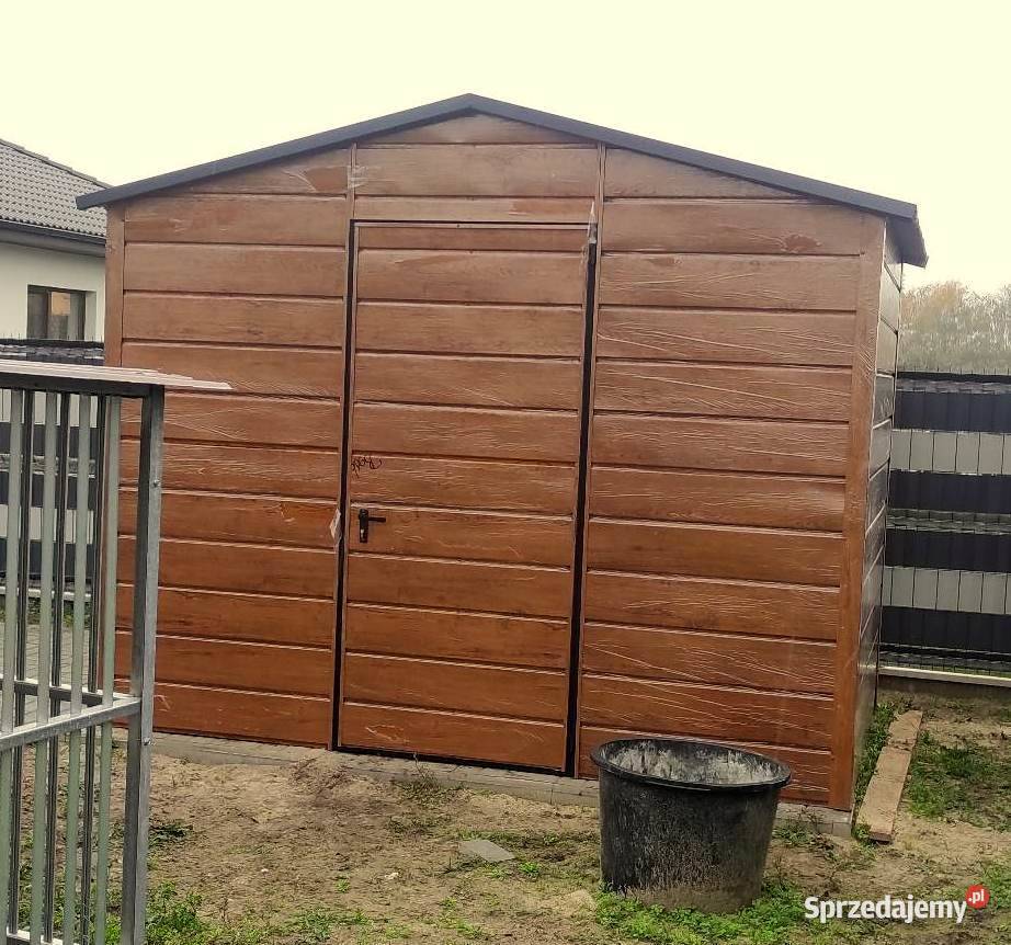 Mały GARAŻ BLASZANY Domek Ogrodowy SCHOWEK