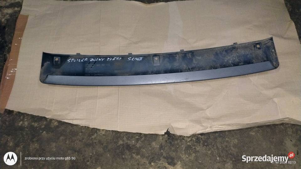 Spojler Dolny zderzaka przód A4 B8 S line dolnośląskie Lubin