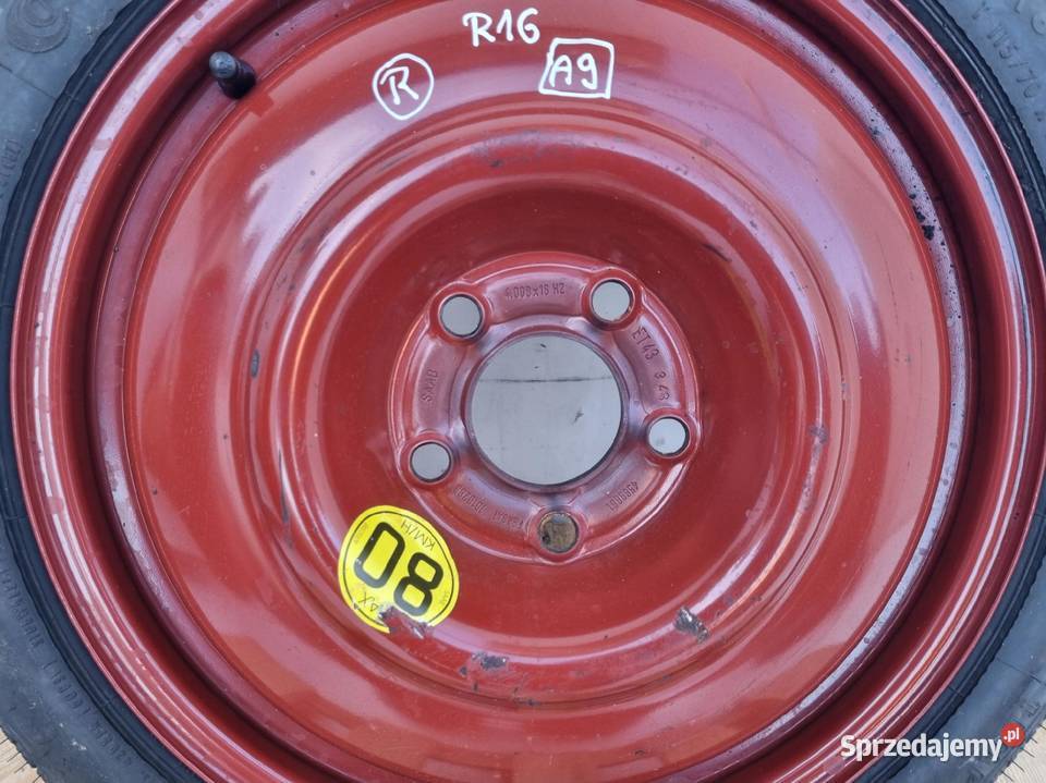 Saab 95 I KOŁO DOJAZDOWE dojazdówka 11570 R16 Chełm sprzedam