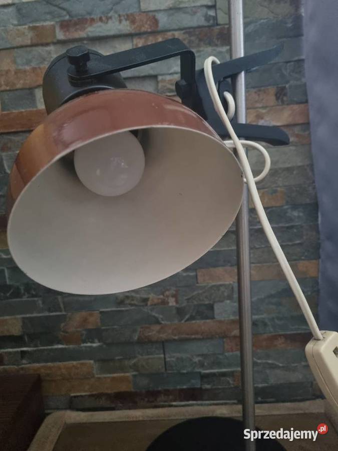 POLAMP GDAŃSK Lampa stołowa nocna stojąca PRL sprzedam