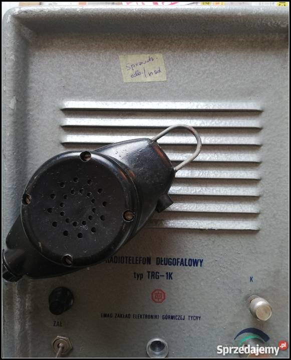 Radiotelefon długofalowy typ TRG1K EMAG zakład śląskie Dąbrowa Górnicza sprzedam
