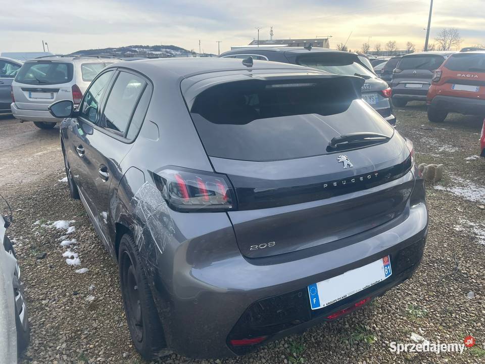 PEUGEOT 208 II 12i PureTech 100 EAT8 GJ588 uszkodzony dolnośląskie Wrocław