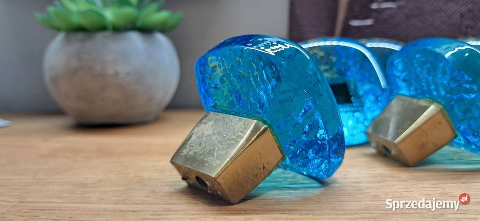 Szklane uchwyty retro Sosnowiec sprzedam