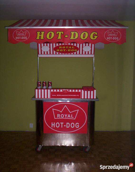 Gastronomiczne stoisko hotdog