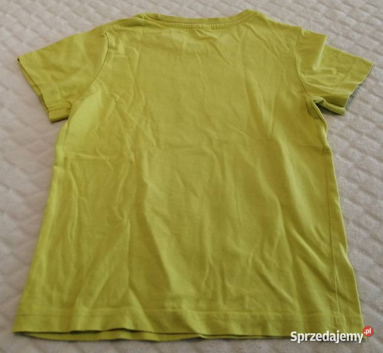Koszulka krótki rękaw żółta krokodyl 104 Odzież Bluzki, koszulki i kaftaniki śląskie Czeladź