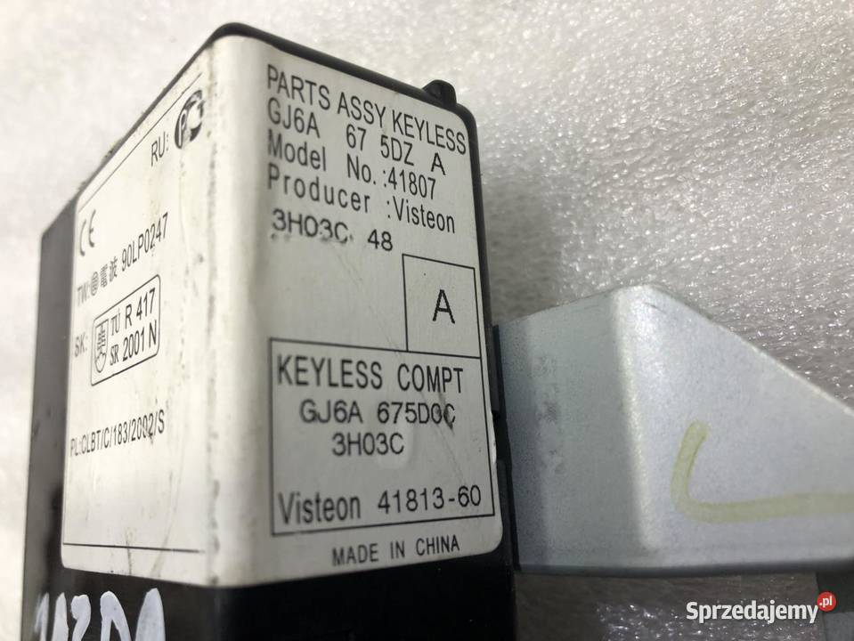 MODUŁ IMMOBILIZERA MAZDA 6 GY GJ6A675D0C 0207