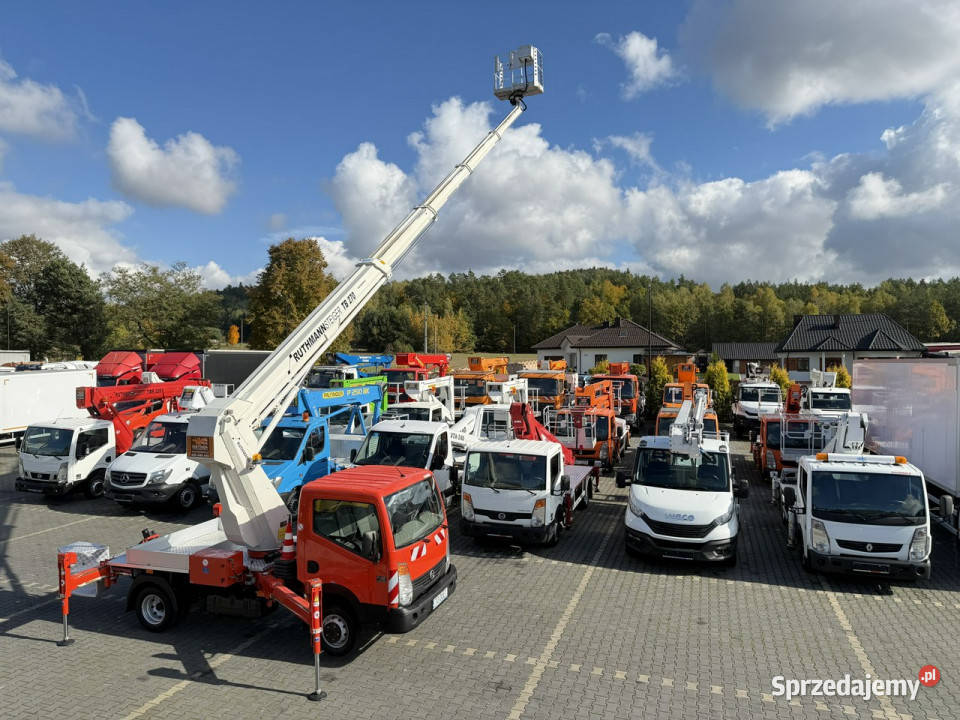 Nissan Cabstar Podnośnik Koszowy RUTHMANN TB 270 Widełki