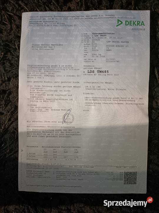 NISSAN PRIMASTAR 19 DCI LONG Gorzów Wielkopolski sprzedam