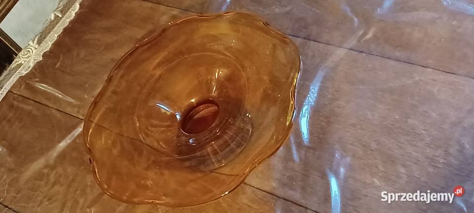 PATERA SZKLANA BURSZTYNOWA ZĄBKOWICE inny kolor Patery Swarzędz