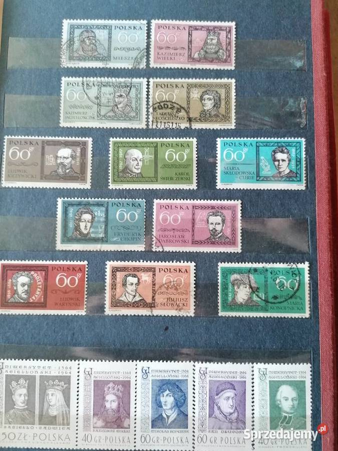 Album czerwony że znaczkami z lat 6070 cz 1 Kraków