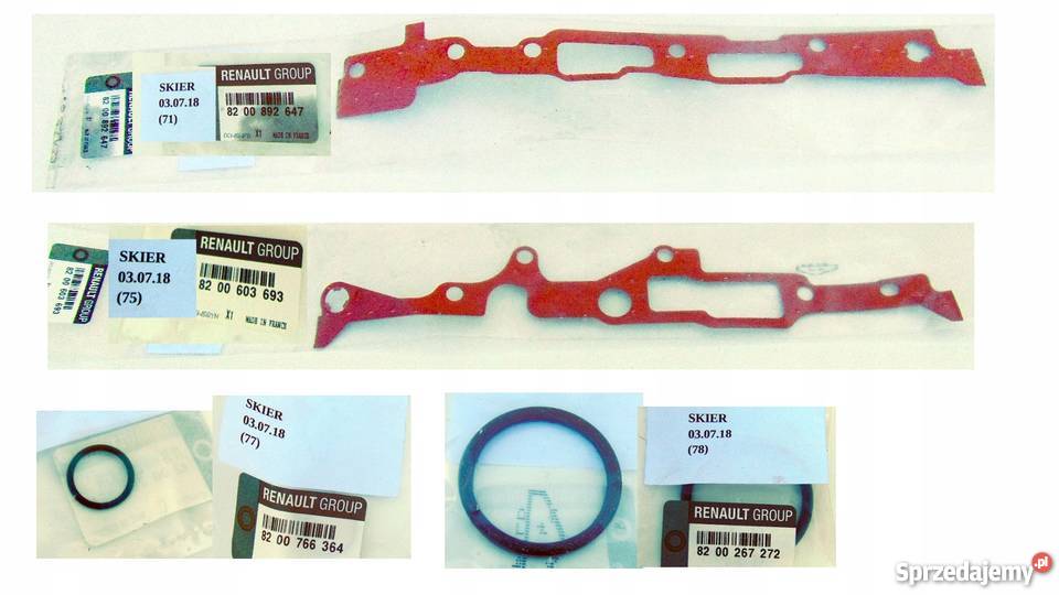 USZCZELKA USZCZELKI INFINITI NISSAN RENAULT V9X wielkopolskie Nowy Tomyśl