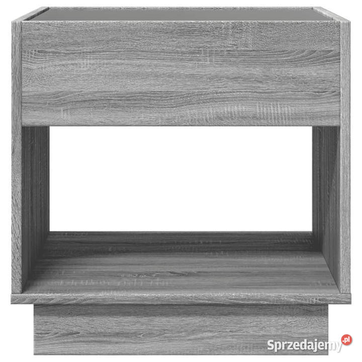 Stolik kawowy z LED Infinity szary dąb sonoma Warszawa sprzedam