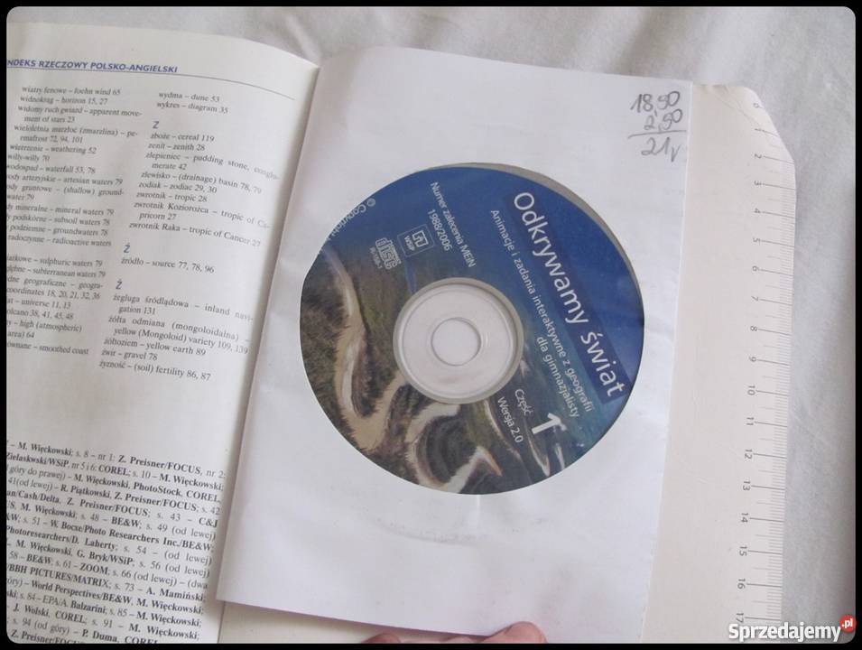 Odkrywamy świat geografia podręcznik ćwiczenia Płock sprzedam