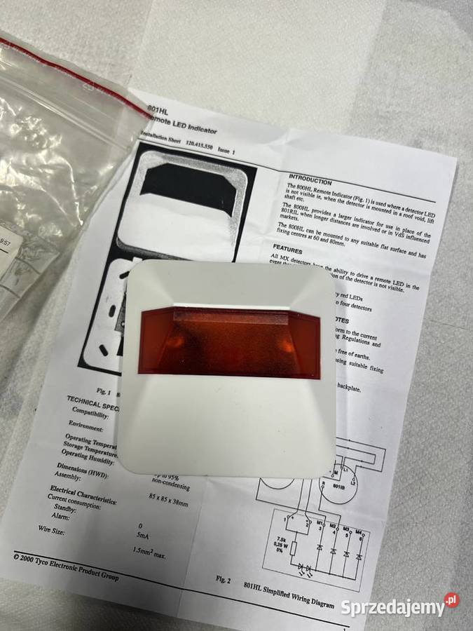 Optyczny wskaźnik zadziałania 801HL ZETTLER Gdańsk