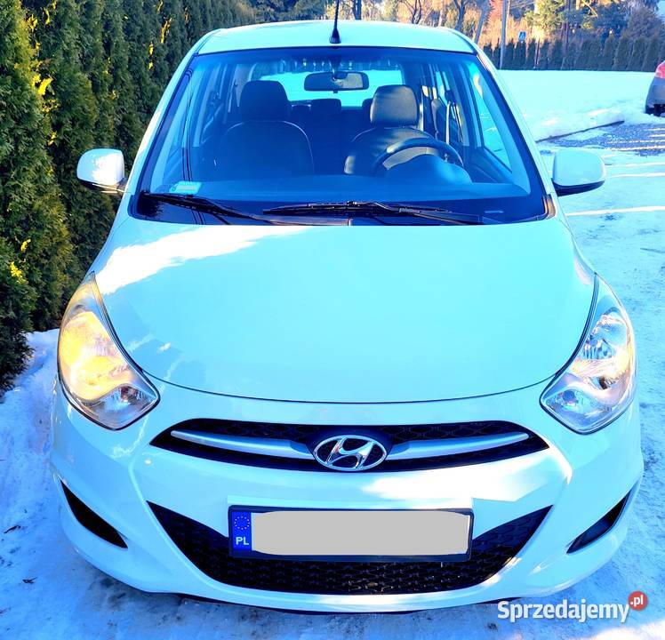 Hyundai i10 KLIMATYZACJA Instalacja Gazowa Salon biały