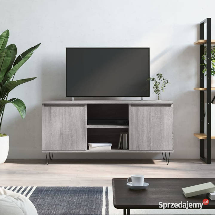 Szafka pod telewizor szary dąb sonoma 104x35x50 Warszawa sprzedam