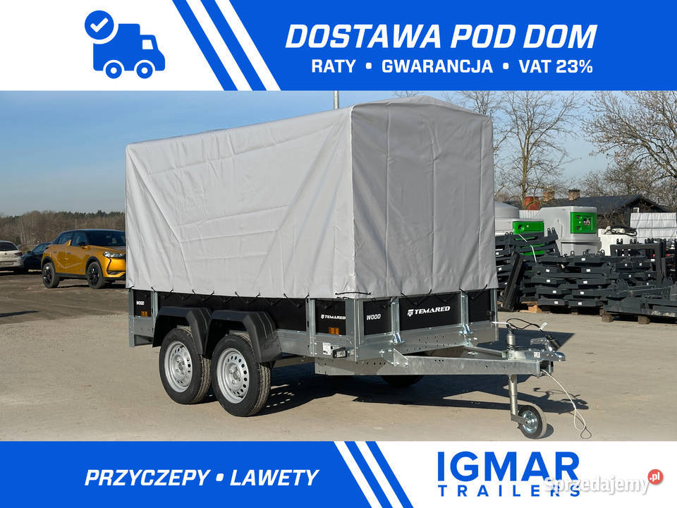 TEMARED WOOD 26122 przyczepa dwuosiowa z Cegielsko