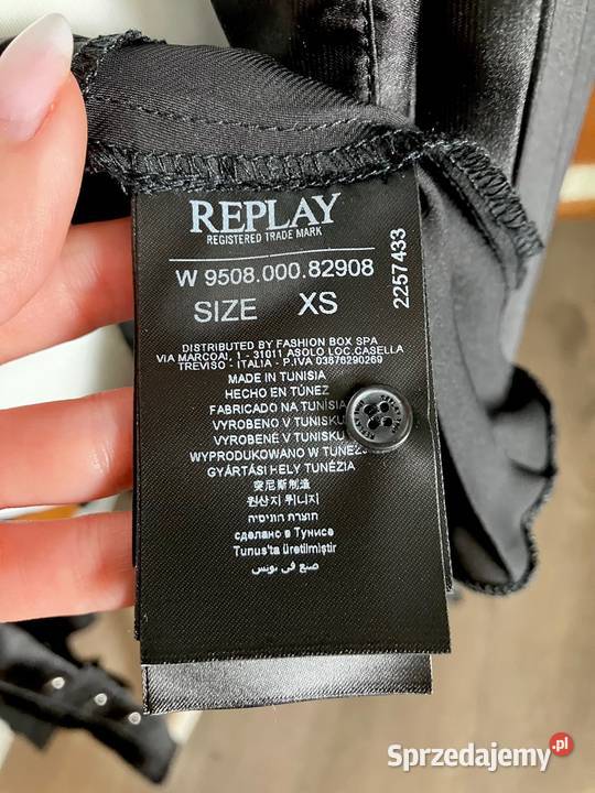 Nowa plisowana sukienka tunika Replay Italy Rozmiar 34(XS)