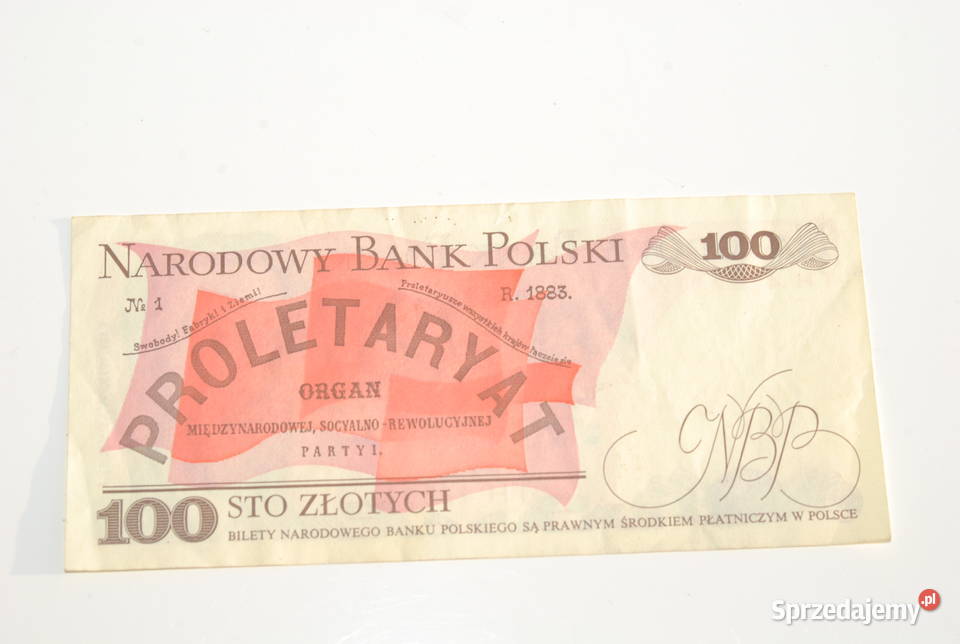 Stary banknot 100 złotych Waryński 1988 antyk TH sprzedam