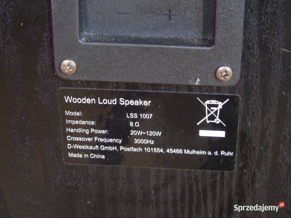 Mocne kolumny stereo LSS1007 sprawne DOSTAWA Jasło sprzedam