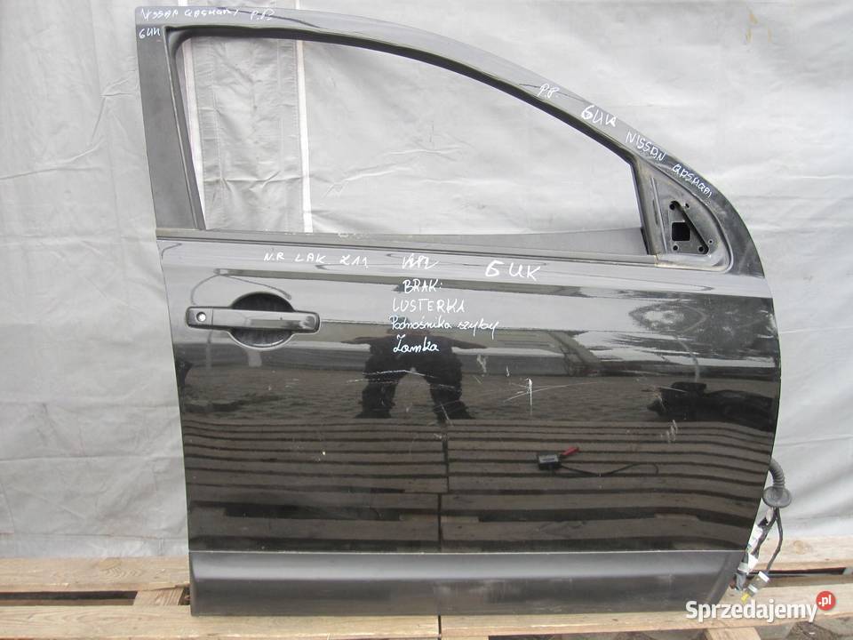 NISSAN QASHQAI I J10 LIFT 12r drzwi prawe przód