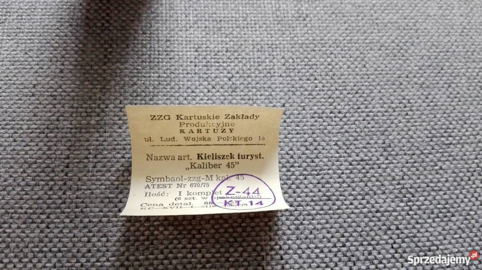 Pamiątki z PRL NOWE KIELISZKI TURYSTYCZNE Łódź