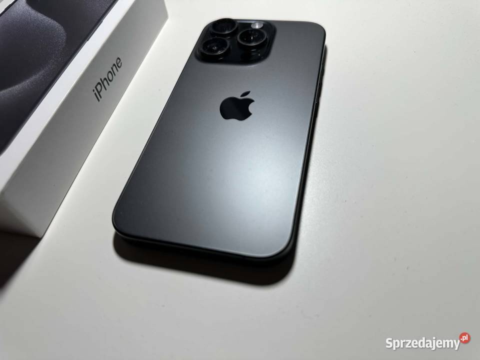 Apple iPhone 15 Pro 128 GB Black Titanium 87 Apple / iPhone Nowa Sarzyna