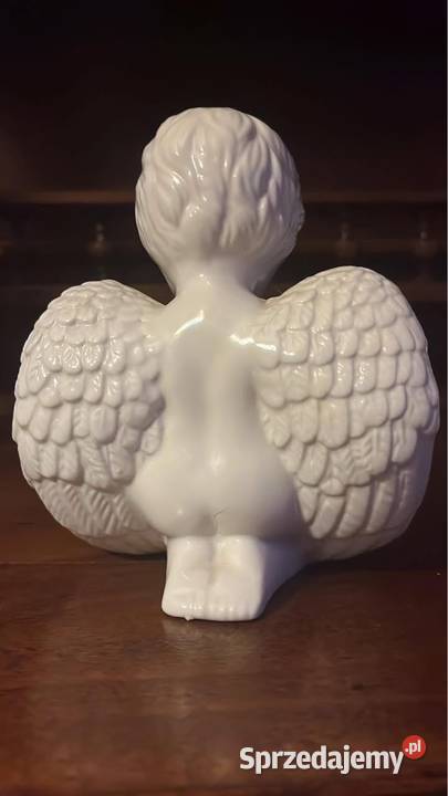 Aniołek biała porcelana Gdańsk