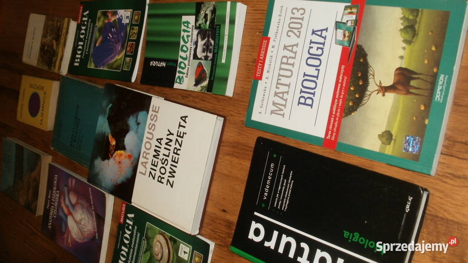 Biologia zestaw książek ćwiczeń do matury itp Warszawa sprzedam
