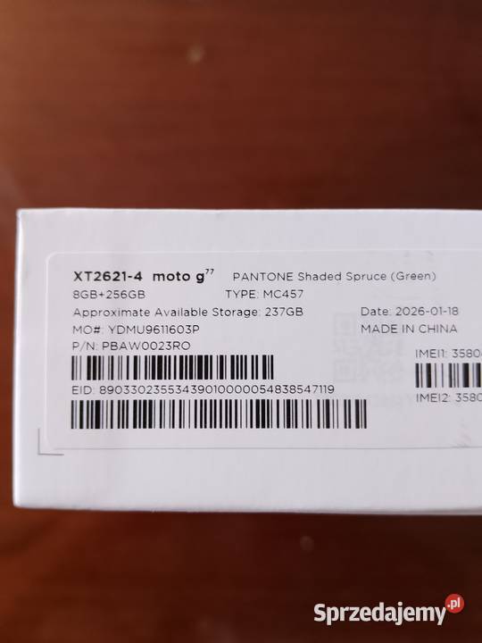 Motorola Moto g 77 nowy Łęczyca sprzedam