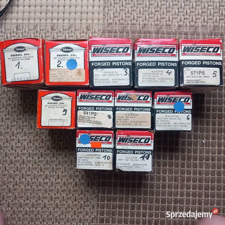 Tłok Yamaha Suzuki Honda cr rm yz 125 250