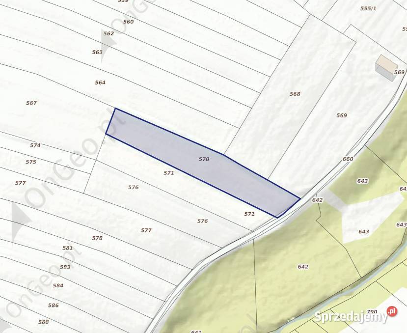 Działka na sprzedaż Jabłonica Polska 275 ara